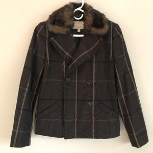 BR | Faux Fur Trim Jacket
